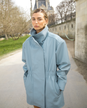 Leather Waisted Jacket